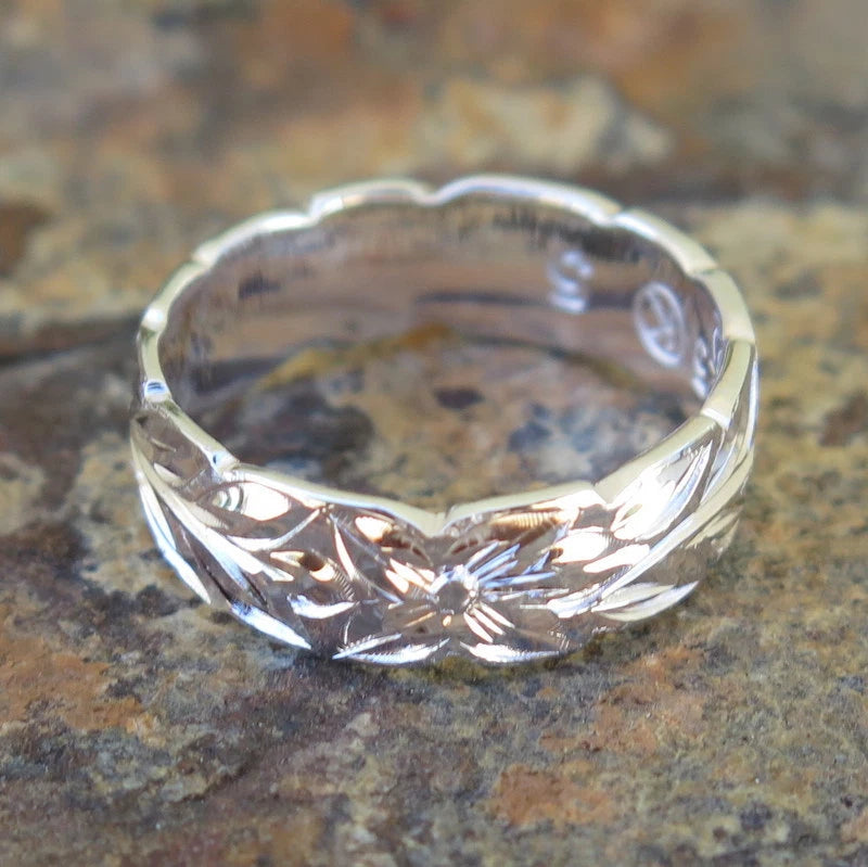 Maile Leaf Ring - Silver