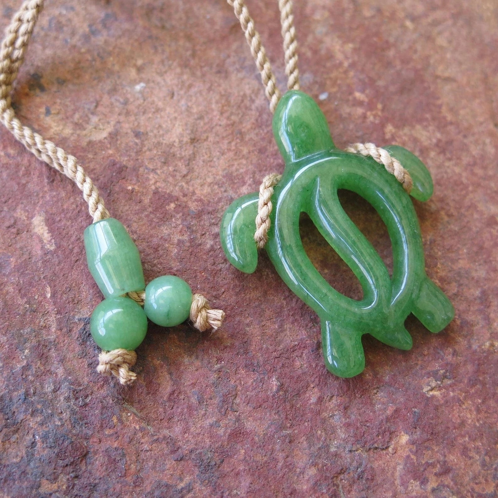 Honu Jade Pendant