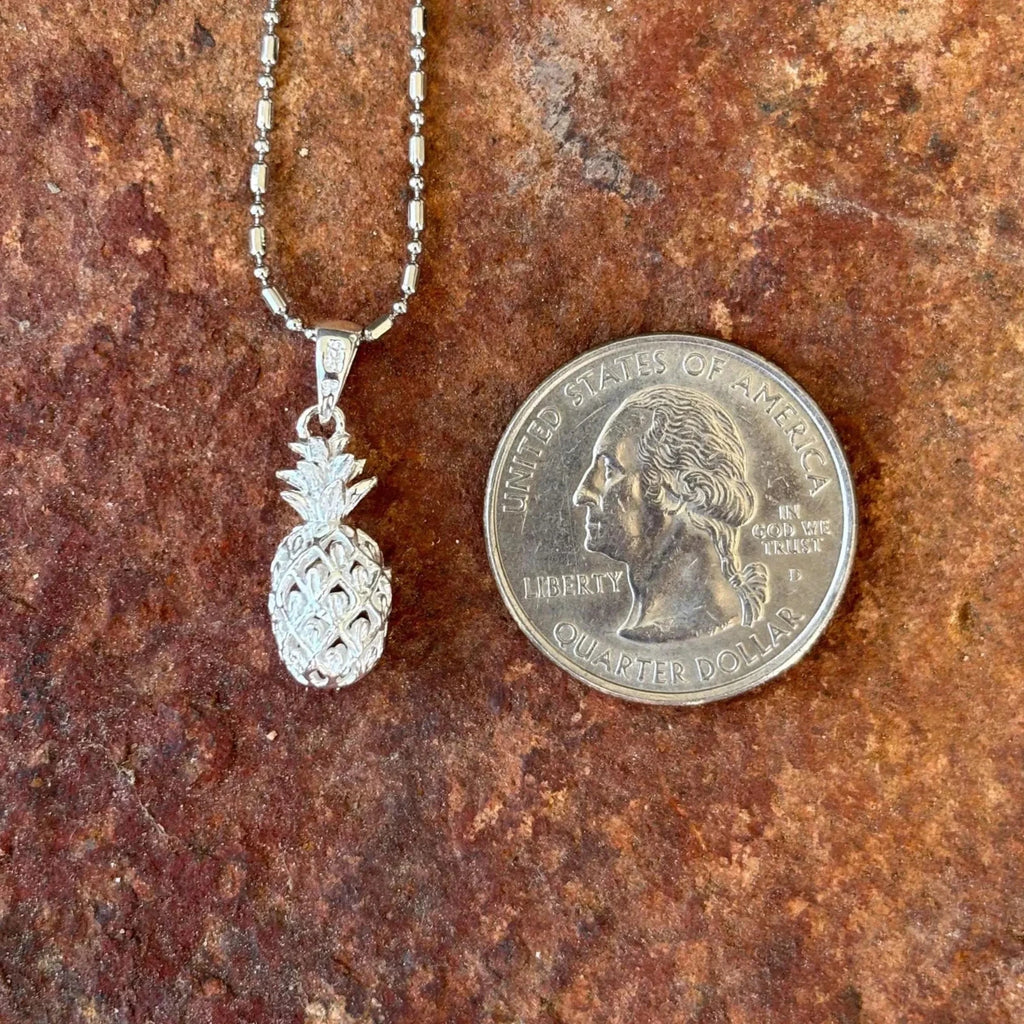Pineapple Pendant - Silver