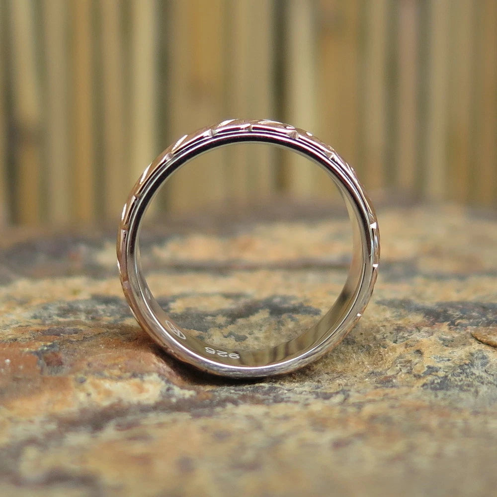 Maile Leaf Ring - Rose Gold