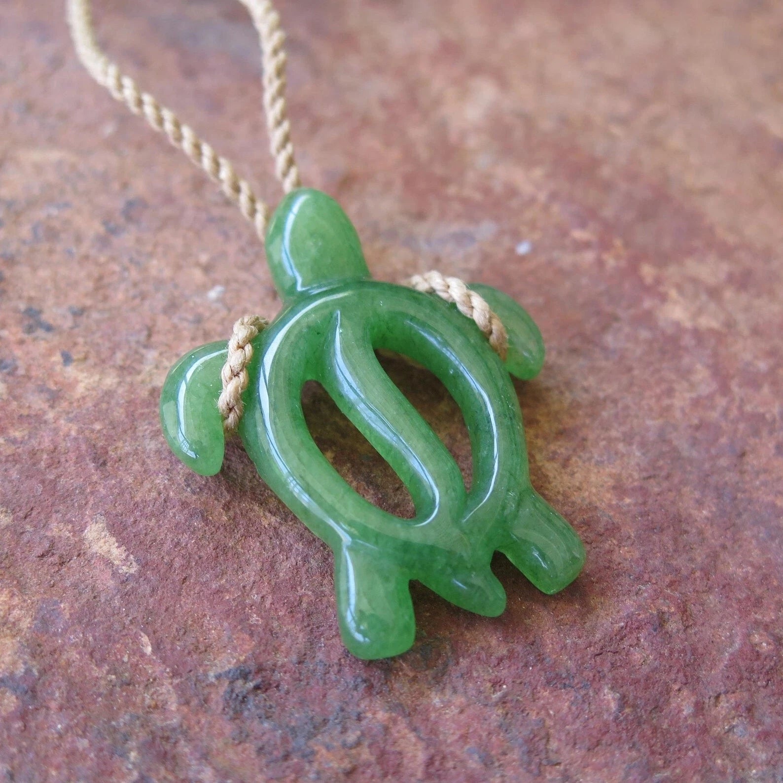 Honu Jade Pendant